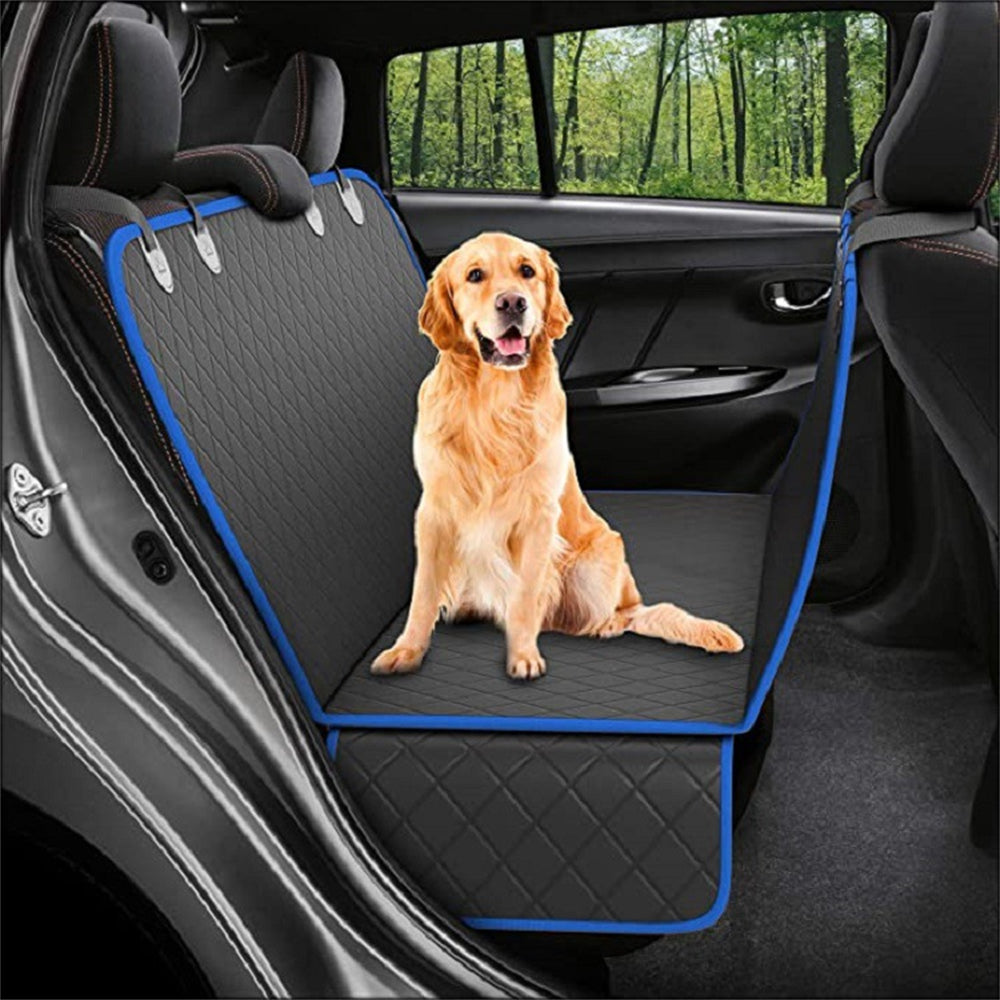 Dog Car Seat Cover View Mesh Pet Carrier Hammock Safety Protector Car Rear Back Seat